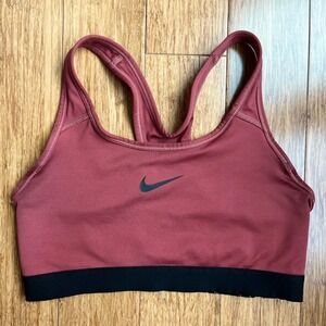 Nike Dri-Fit SPORTS BRA Racerback Swoosh logo Medium 1596